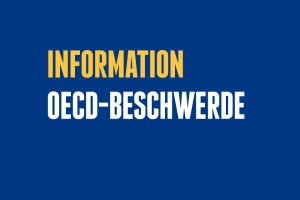 Information OECD-Beschwerde